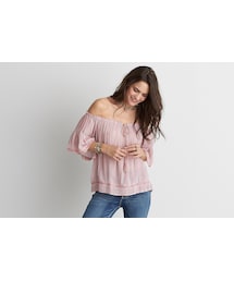 American Eagle | AEOオフショルダートップ(シャツ/ブラウス)