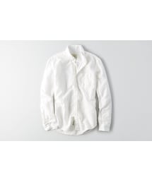 American Eagle | AEOリネンコットンシャツ(シャツ/ブラウス)