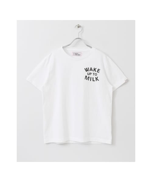 UR SELECT(ユーアールセレクト)の「Wake Up To Milk T-SHIRTS(その他・レディース・White・one)」の1枚目の写真