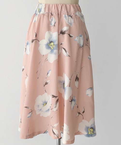 DHOLIC（ディーホリック）の「バックゴムフローラルミディスカート（スカート・レディース・FREE）」の3枚目の写真