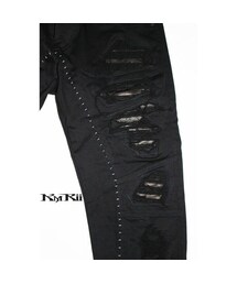 KMRii（ケムリ）の「KMRii ・ケムリ・CRUSH SKINNY PANTS-07・ブラック