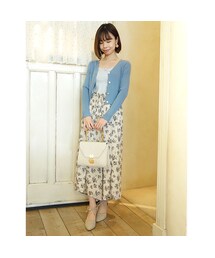 an another angelus | アンティークローズ柄ギャザーパンツ/an another angelus(その他パンツ)