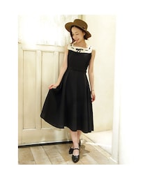 an another angelus | はしごリボン使いスクエアネックワンピース/an another angelus(ワンピース)