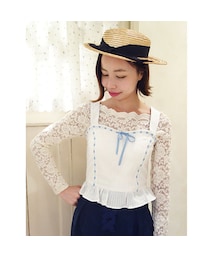 F i.n.t | はしごレース使いビスチェ/F i.n.t(シャツ/ブラウス)