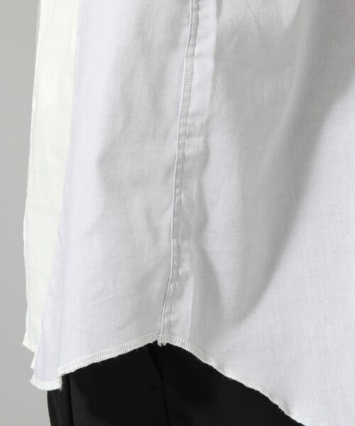 HARE（ハレ）の「スソデザインシャツ（トップス・オフホワイト/ブラック/グリーン系その他）」の13枚目の写真