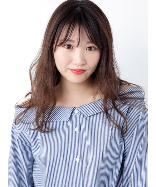 w closet（ダブルクローゼット）の「ストライプオフショルブラウス（トップス・レディース・サックス/ブルー・FREE）」の6枚目の写真