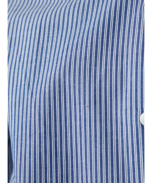 w closet（ダブルクローゼット）の「ストライプオフショルブラウス（トップス・レディース・サックス/ブルー・FREE）」の11枚目の写真