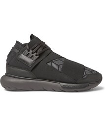 Y-3 | Y-3 Qasa Leather-Trimmed Neoprene Sneakers(スニーカー)