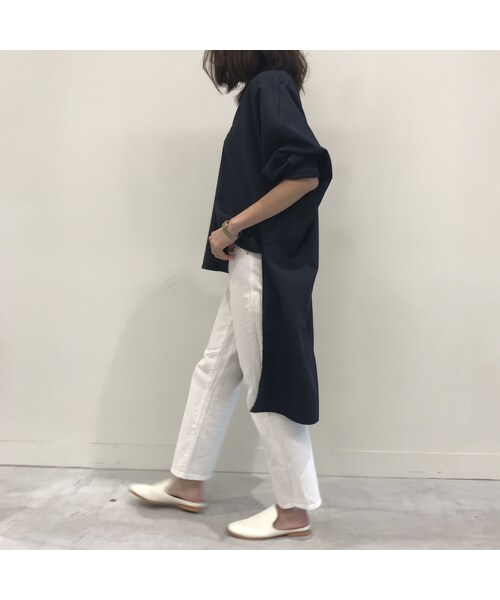 copine（コピン）の「Vネックアシンメトリープルオーバー(3color)【クリックポスト対象商品】（Tシャツ/カットソー・レディース・その他）」の8枚目の写真