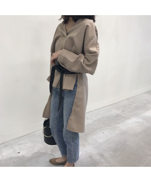 copine（コピン）の「Vネックアシンメトリープルオーバー(3color)【クリックポスト対象商品】（Tシャツ/カットソー・レディース・その他）」の12枚目の写真