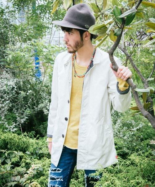 VIRGOwearworks（ヴァルゴウェアワークス）の「Aaron shop coat ショップコート（ジャケット/アウター・メンズ・NATURAL/NAVY/BLACK・2/3/4）」の16枚目の写真