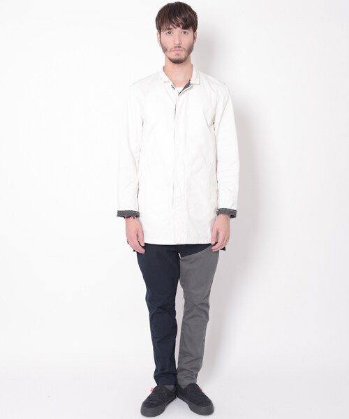 VIRGOwearworks（ヴァルゴウェアワークス）の「Aaron shop coat ショップコート（ジャケット/アウター・メンズ・NATURAL/NAVY/BLACK・2/3/4）」の14枚目の写真
