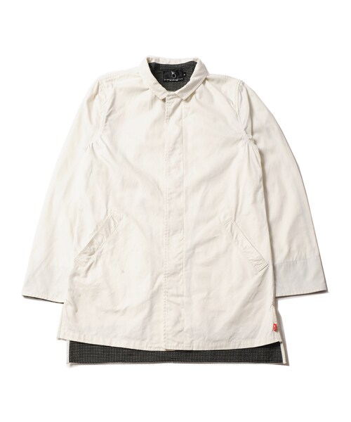 VIRGOwearworks（ヴァルゴウェアワークス）の「Aaron shop coat ショップコート（ジャケット/アウター・メンズ・NATURAL/NAVY/BLACK・2/3/4）」の5枚目の写真