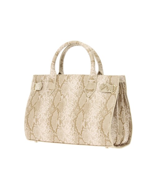 MURUA(ムルーア)の「【2017年春新作】スクエアショルダーBAG(バッグ・レディース・アイボリー/ブラック/ミックス・F)」の5枚目の写真