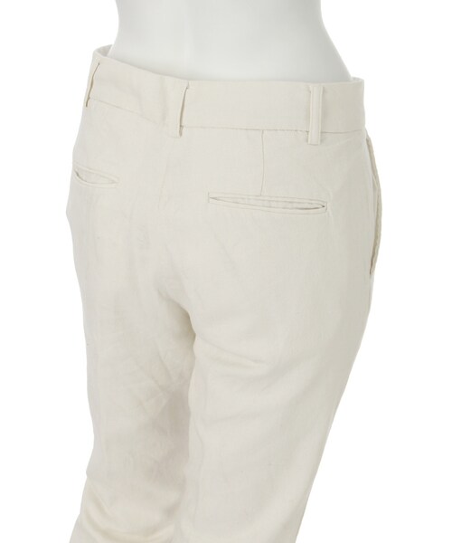 Ungrid（アングリッド）の「リネン混テーパードパンツ（パンツ・レディース・オフホワイト/ベージュ・S/M）」の9枚目の写真