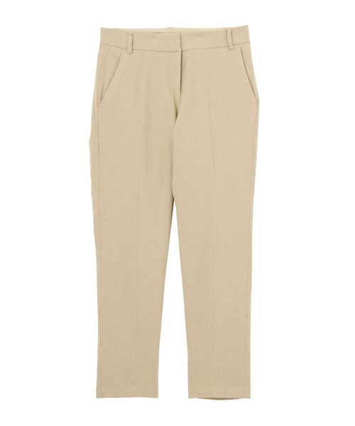 Ungrid（アングリッド）の「リネン混テーパードパンツ（パンツ・レディース・オフホワイト/ベージュ・S/M）」の2枚目の写真