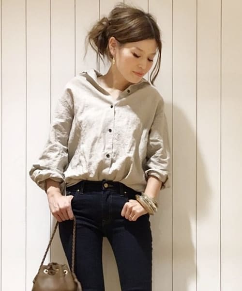 【美品✨】ドゥーズィエムクラス KUTA LINEN リネンシャツ Deuxieme Classe（ドゥーズィエムクラス）の「KUTA LINEN シャツ