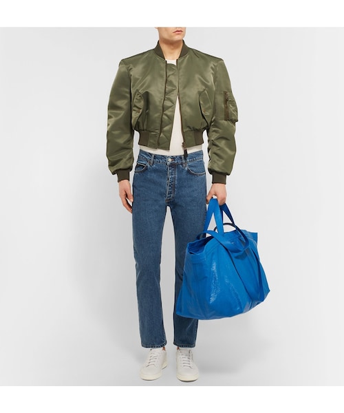 BALENCIAGA（バレンシアガ）の「Balenciaga Slim-Fit Cropped Stonewashed Denim Jeans（デニムパンツ・メンズ・Blue・30/31/32/34/36）」の3枚目の写真