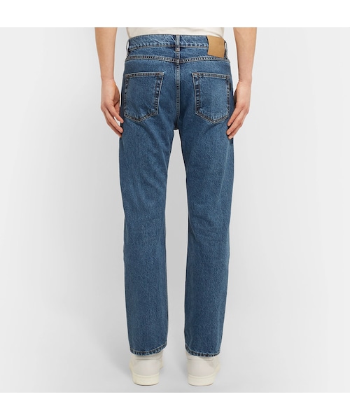 BALENCIAGA（バレンシアガ）の「Balenciaga Slim-Fit Cropped Stonewashed Denim Jeans（デニムパンツ・メンズ・Blue・30/31/32/34/36）」の4枚目の写真