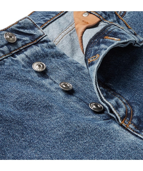 BALENCIAGA（バレンシアガ）の「Balenciaga Slim-Fit Cropped Stonewashed Denim Jeans（デニムパンツ・メンズ・Blue・30/31/32/34/36）」の5枚目の写真