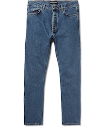 BALENCIAGA | Balenciaga Slim-Fit Cropped Stonewashed Denim Jeans(デニムパンツ)
