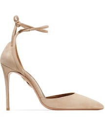 Aquazzura | Aquazzura - Heart Breaker Suede Pumps - Beige(パンプス)