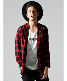 Luv maison | オンブレチェックチェスターシャツ(トップス)