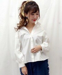 archives | 後ろドロストシャツ(シャツ/ブラウス)