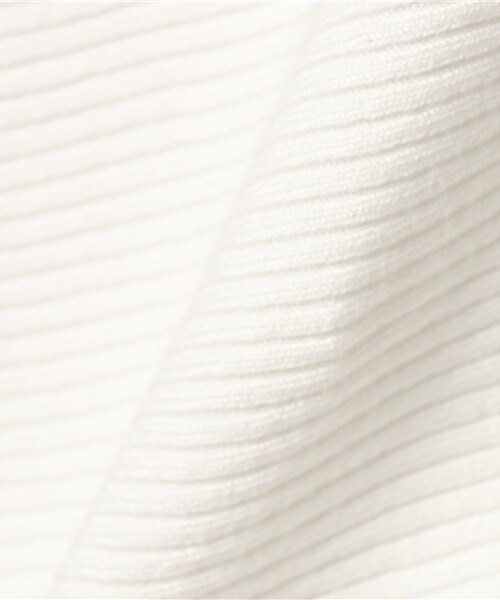 INTERPLANET（インタープラネット）の「横リブドルマンニット（ニット/セーター・レディース・オフホワイト/グレー/ネイビー/イエロー・FREE）」の10枚目の写真