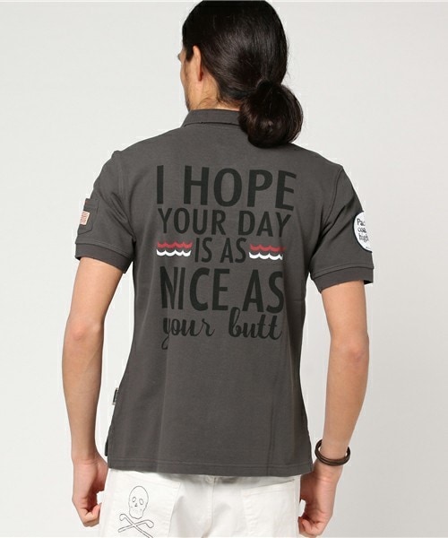 HORN GARMENT（ホーンガーメント）の「HAPPY SURF POLO