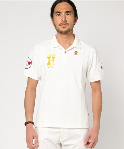 HORN GARMENT（ホーンガーメント）の「HAPPY SURF POLO（ポロシャツ
