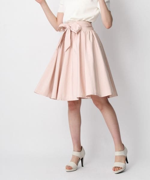 Andemiu（アンデミュウ）の「STYLEセレクトフレアスカート（スカート・ピンク/ベージュ/イエロー/ネイビー）」の12枚目の写真