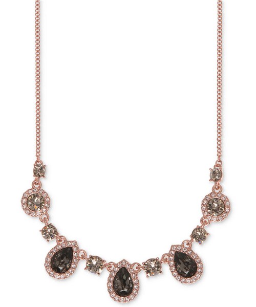 Givenchy,Givenchy Rose Gold-Tone Crystal Necklace - WEAR