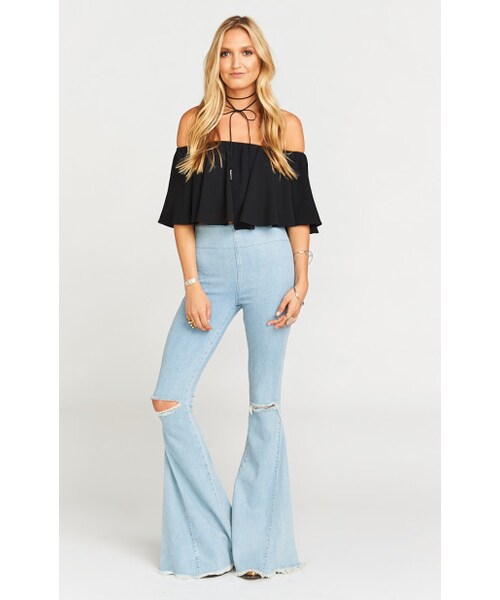 mumu（ムム）の「Heidi Ruffle Crop ~ Black Pebble（その他パンツ・レディース・Extra Small/Small/Medium/Large/Extra Large）」の5枚目の写真