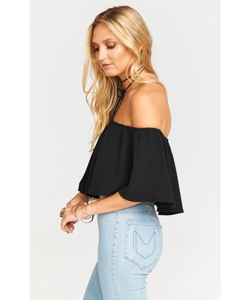 mumu（ムム）の「Heidi Ruffle Crop ~ Black Pebble（その他パンツ・レディース・Extra Small/Small/Medium/Large/Extra Large）」の3枚目の写真