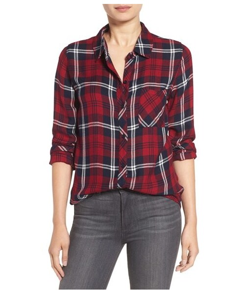 Rails（レイルズ）の「Women's Rails Hunter Plaid Shirt（シャツ/ブラウス・レディース・Red/White・Small/Medium/X-Small）」の3枚目の写真