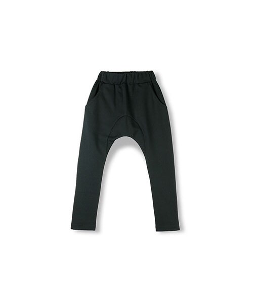 BRANSHES（ブランシェス）の「ストレッチサルエルパンツ（その他パンツ・キッズ・ブラック/チャコールグレー/オフホワイト・80～130）」の2枚目の写真