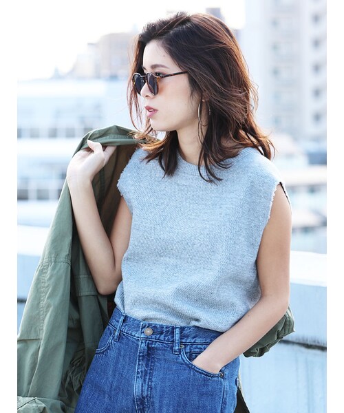 Ungrid - アングリッド　☆新品☆ハニカムデザインカットタンクトップ&amp;ハニカムレギンス Ungrid（アングリッド）の「ハニカムデザインカットタンクトップ