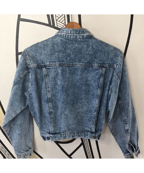 キュウリガン(キュウリガン)の「【人気】90s ケミカルデニムジャケット(その他アウター・レディース・その他)」の2枚目の写真