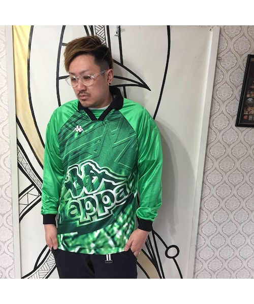 キュウリガン（キュウリガン）の「【ド派手】kappa 3Dデザイン グリーン キーパーユニフォーム（Tシャツ/カットソー・メンズ・その他）」の10枚目の写真