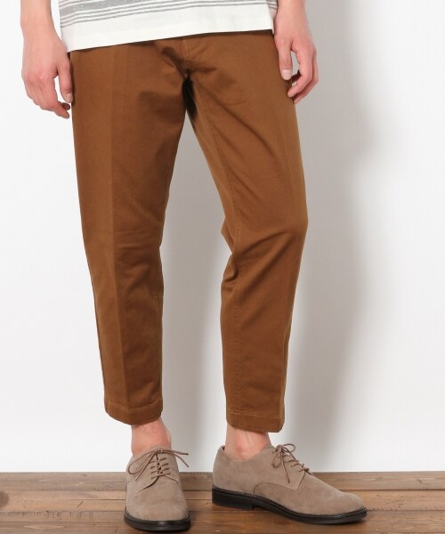 RAGEBLUE（レイジブルー）の「ストレッチチノアンクルパンツ（パンツ・ホワイト/ブラック/ベージュ/ブラウン/ネイビー）」の3枚目の写真