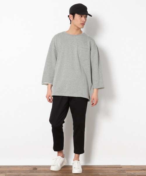 RAGEBLUE（レイジブルー）の「ストレッチチノアンクルパンツ（パンツ・ホワイト/ブラック/ベージュ/ブラウン/ネイビー）」の14枚目の写真