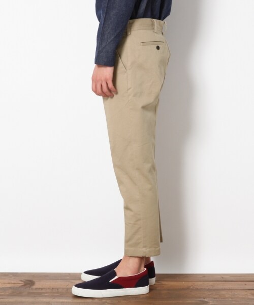 RAGEBLUE（レイジブルー）の「ストレッチチノアンクルパンツ（パンツ・ホワイト/ブラック/ベージュ/ブラウン/ネイビー）」の6枚目の写真