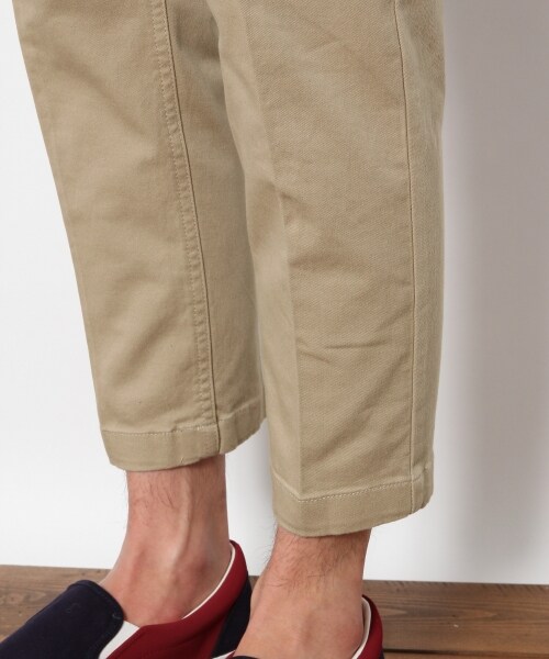 RAGEBLUE（レイジブルー）の「ストレッチチノアンクルパンツ（パンツ・ホワイト/ブラック/ベージュ/ブラウン/ネイビー）」の10枚目の写真