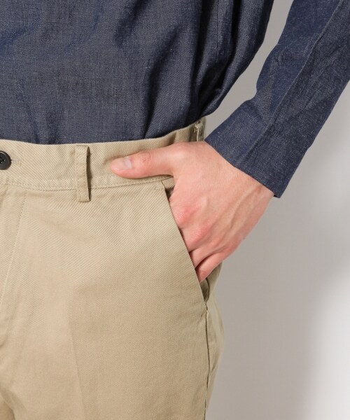 RAGEBLUE（レイジブルー）の「ストレッチチノアンクルパンツ（パンツ・ホワイト/ブラック/ベージュ/ブラウン/ネイビー）」の9枚目の写真