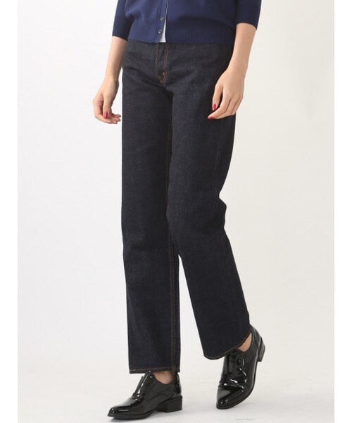 36Quatre-Neuf（カトルナフ）の「ICON　DENIM（デニムパンツ・レディース・navy・25/26/27/28）」の2枚目の写真