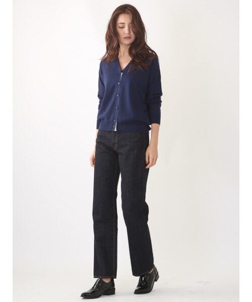 36Quatre-Neuf（カトルナフ）の「ICON　DENIM（デニムパンツ・レディース・navy・25/26/27/28）」の10枚目の写真