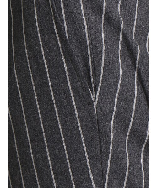 ABAHOUSE（アバハウス）の「ストライプイージーパンツ（パンツ・メンズ・グレー/ネイビー・44/46/48）」の8枚目の写真