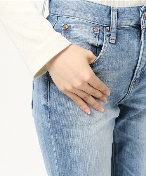 RED CARD TOKYO（レッドカード）の「RED CARD Libertyxx（デニムパンツ・レディース・インディゴブルー/サックスブルー・22/23/24）」の8枚目の写真