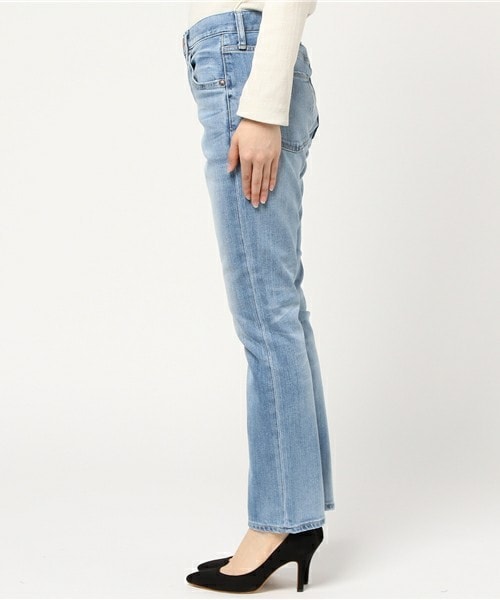 RED CARD TOKYO（レッドカード）の「RED CARD Libertyxx（デニムパンツ・レディース・インディゴブルー/サックスブルー・22/23/24）」の4枚目の写真